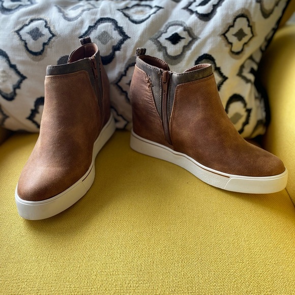 SUGAR brown wedge sneakers - Picture 5 of 9